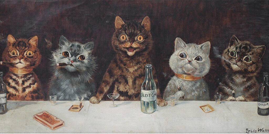 i gatti di Louis Wain